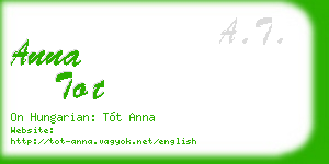 anna tot business card